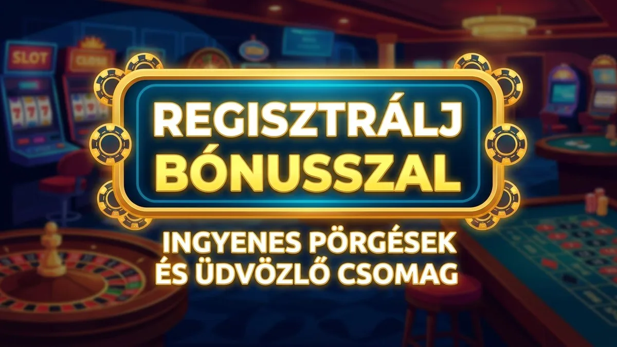 Regisztráció bónusszal